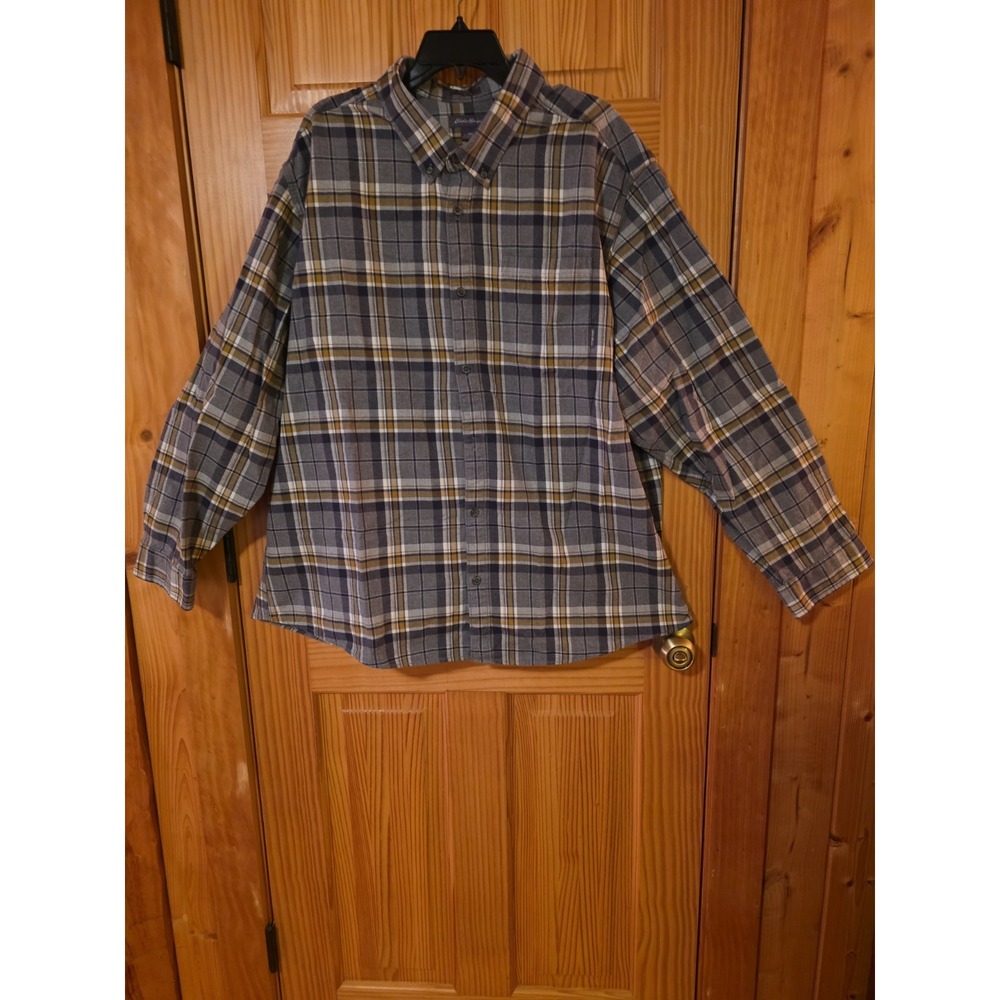 eddie bauer flannel shirt mens xxl